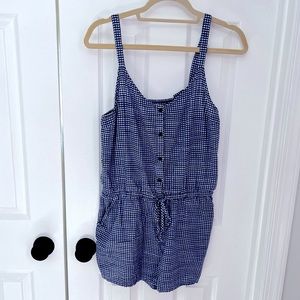 GUC blue/black/white summer romper